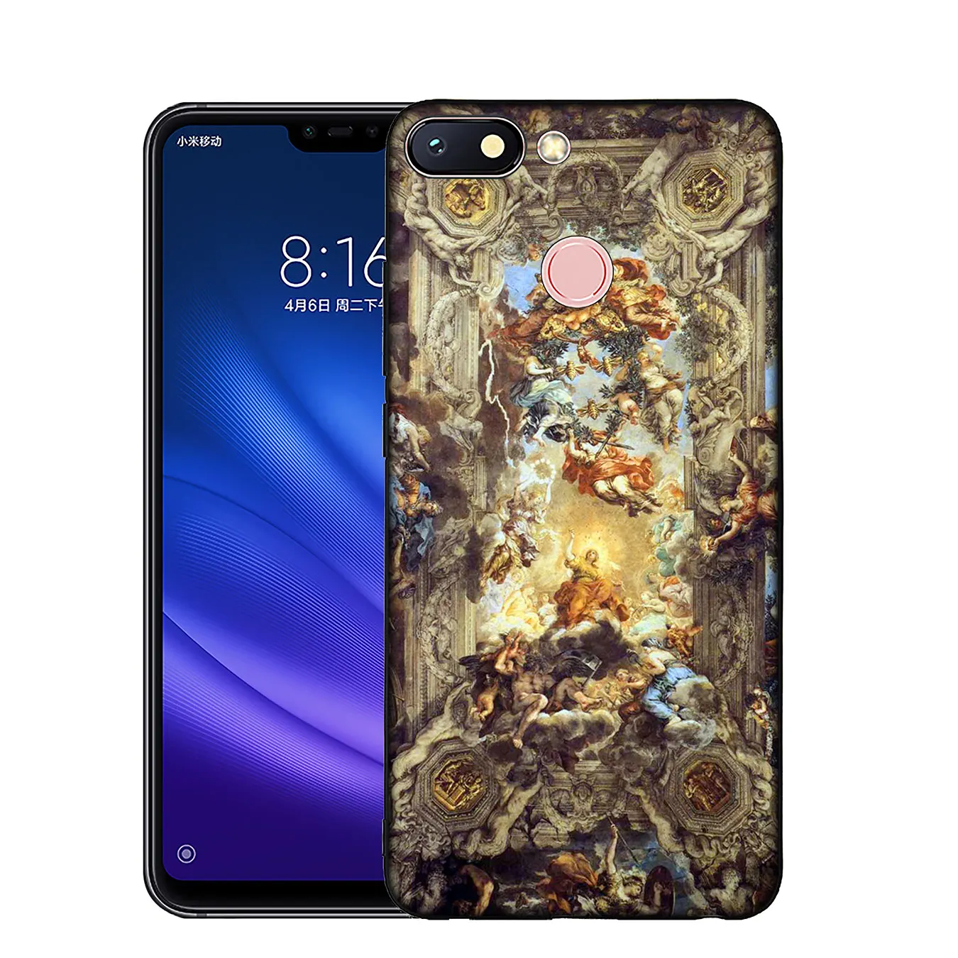 IYICAO Мадонна церковные фрески Ангел Бог клиент высокий чехол для Xiaomi Mi 9 8 A2 Lite A1 6