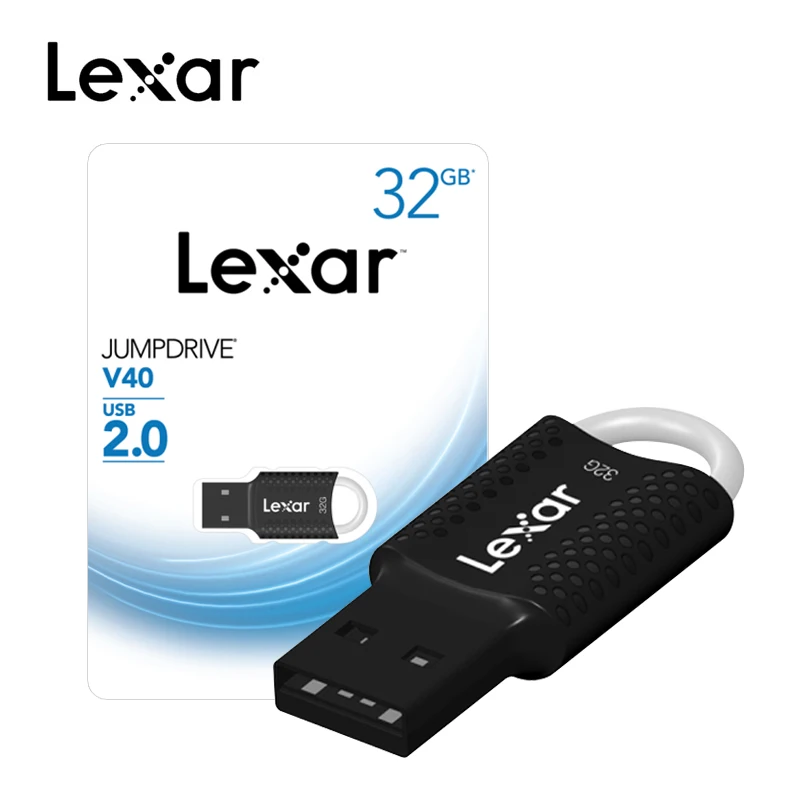 Lexar V40 Бесплатная доставка мини Usb 2 0 Флешка 16 ГБ 32 64 Гб класс 4 Memoria карта памяти