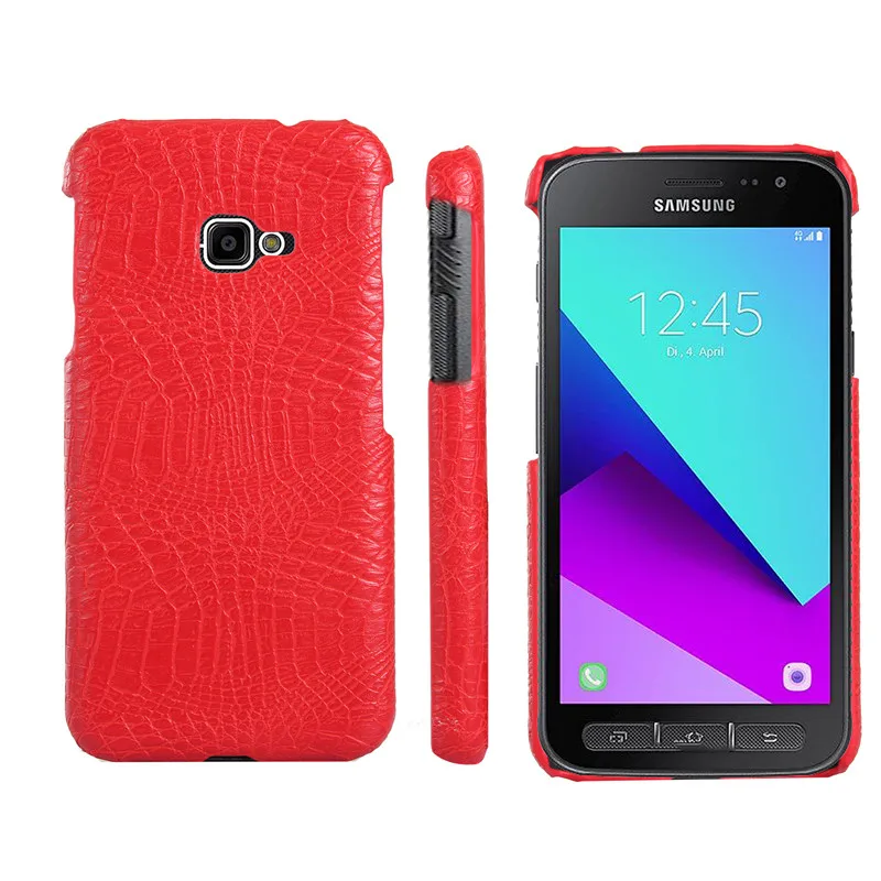 Жесткий кожаный чехол для Samsung Gaxaly Xcover 4 3 J7 DUO Max C5 C7 C9 Pro C8 C10 S6 S7 Edge Plus Винтажный