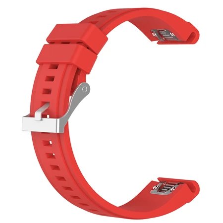 rose red 26 мм 22 мм 20 мм быстросъемный силиконовый ремешок для наручных часов Garmin Fenix 5X5 5S Plus 3 3HR forerunner935 quatix5 - Цвет: rose red