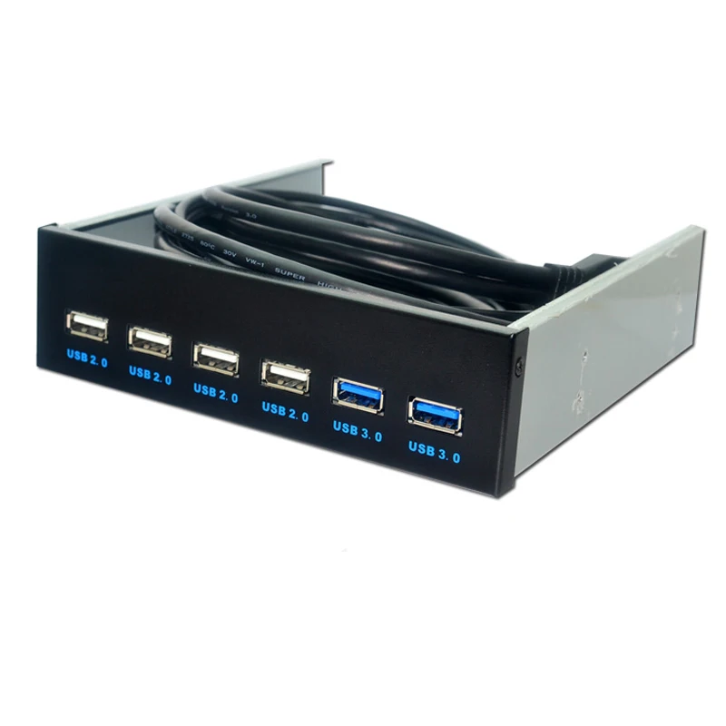 Оптический привод USB 5 25 usb-хаб дюйма 9 контактов 19 на 4 порта 3 0 + 2 для ПК | Компьютеры