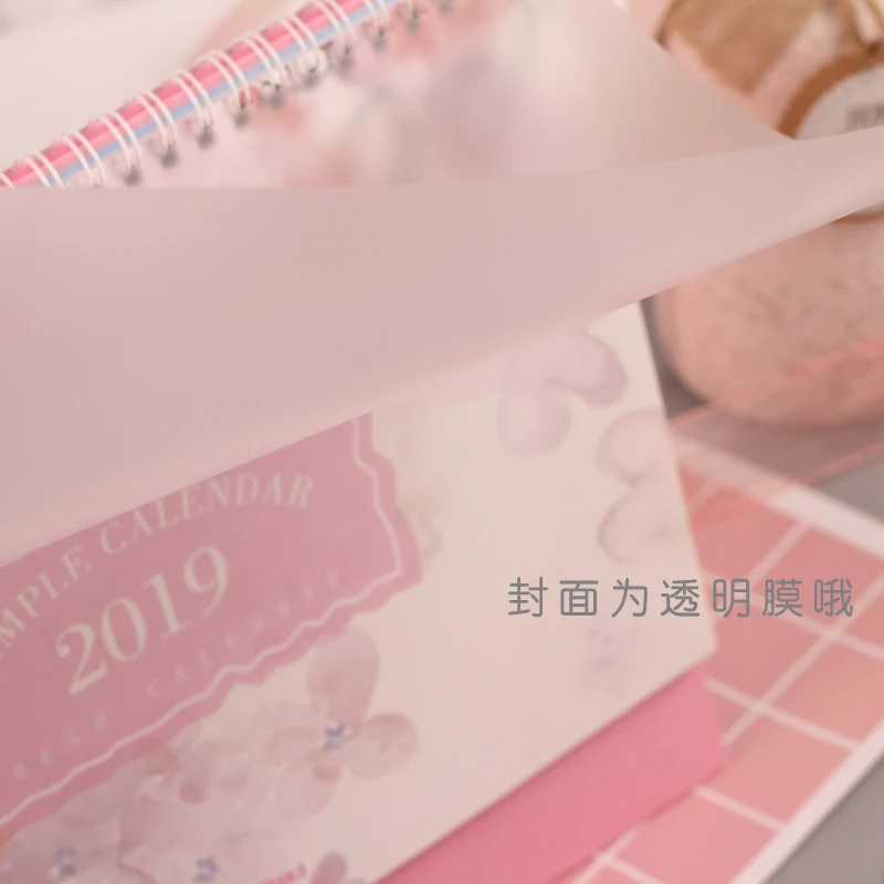 2019 кавайный календарь настольный Органайзер планировочный график Канцтовары 25