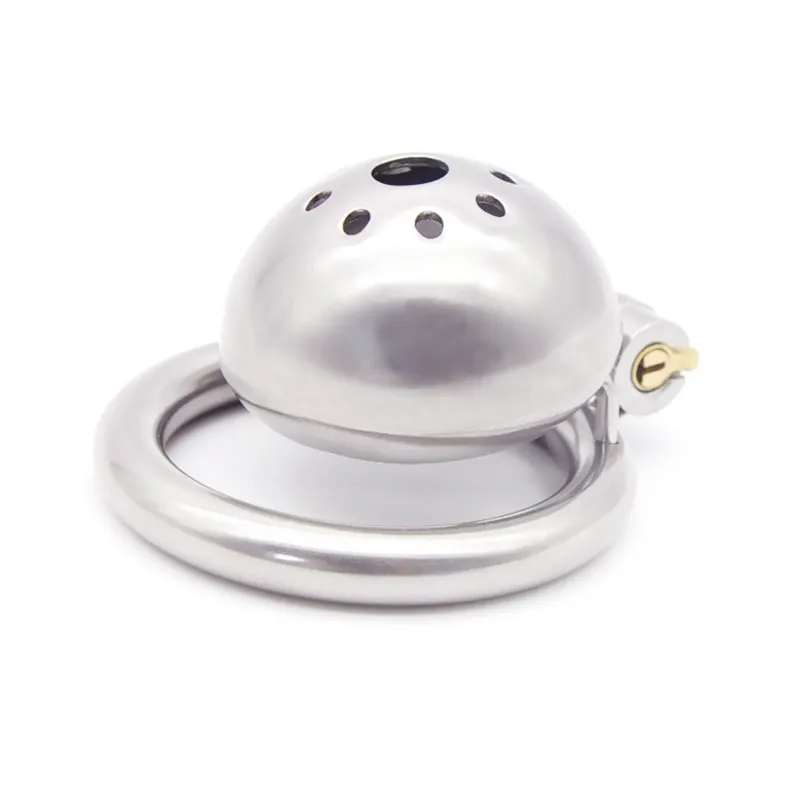 Супер маленькая искусственная клетка для члена рукав пениса кольцо с замком Пояс