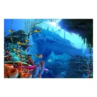 5D сделай сам, квадратнаякруглая алмазная живопись, заточенный корабль, пейзаж, вышивка крестиком, узор Стразы, домашний декор J0661