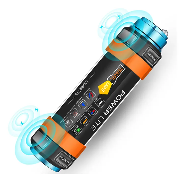 USB светодиодный фонарь для кемпинга, 7800 мА/ч, светильник для палатки, IP68, водонепроницаемый, перезаряжаемый, магнитный, для походов, работы, рыбалки, SOS, вспышка, светильник