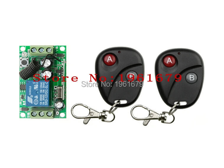 DC 12 в 1 канал беспроводной пульт дистанционного управления Переключатель 315 МГц/433