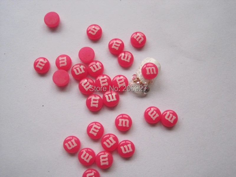 RC116 4 30 шт милые Кристальные ярко розовые конфетные формы для украшения