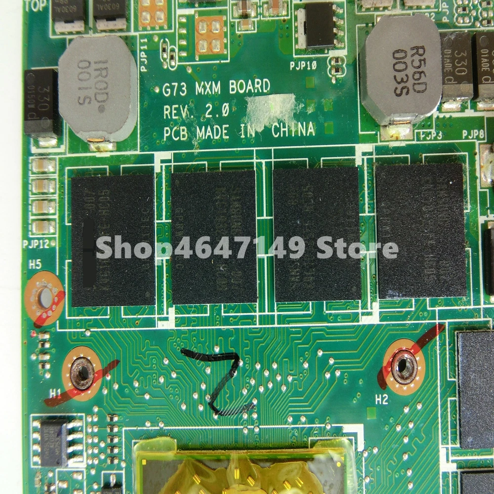 Видеокарта G73_MXM HD5870 1GB 216-0769008 для ноутбука ASUS G73 G73J G73JH, основная плата VGA графической карты, 100% проверена.
