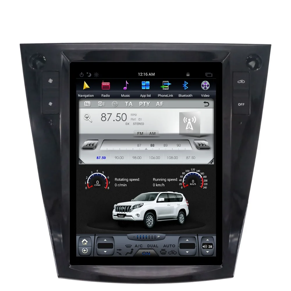 ZWNVA Тесла стиль ISP экран Android 7,1 без DVD плеер gps навигация Радио экран для Subaru Forester 2013