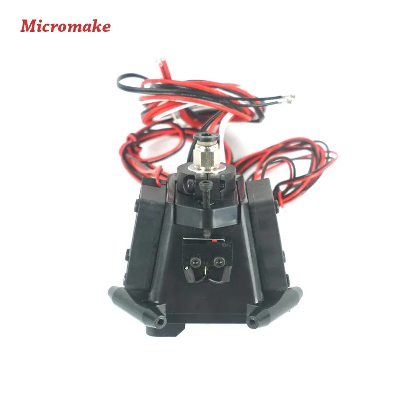 Micromake 3d принтер запчасти коссель Reprep пластиковый впрыск Автоматический уровень эффектор с j-головкой сопла полная сборка