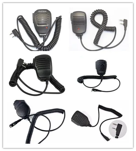 XQF PTT Speaker Microphone Walkie Talkie MIC Accessories For Kenwood For Baofeng Bf-888S UV-5R UV-82  Two Way Radio