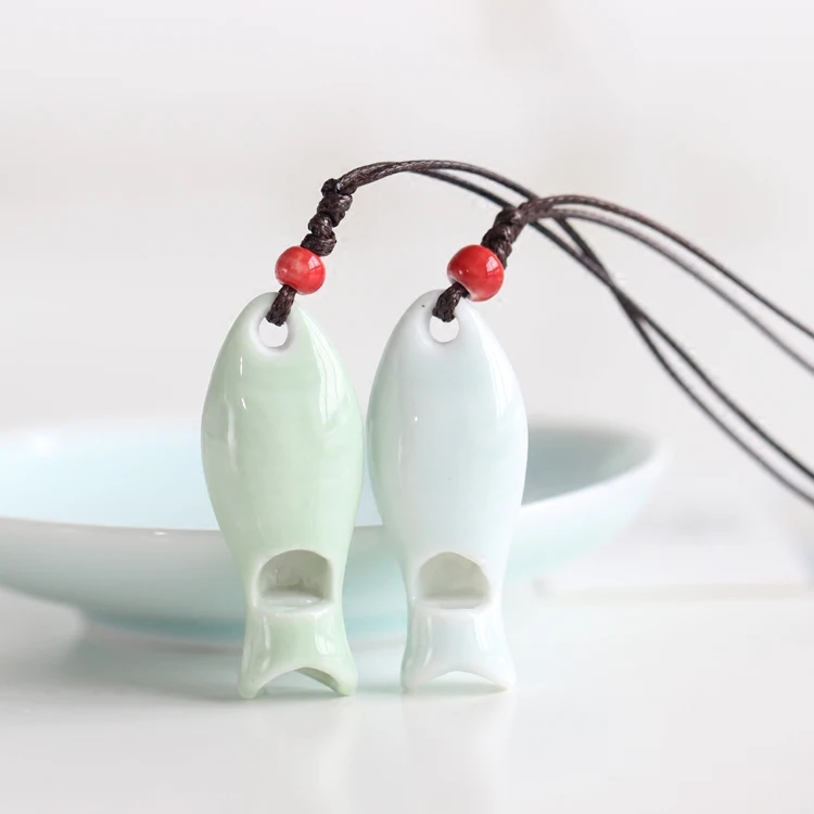 

Whistle ceramic women's pendants wholesale for women ladies gift necklace retro accessory jewelry #5363