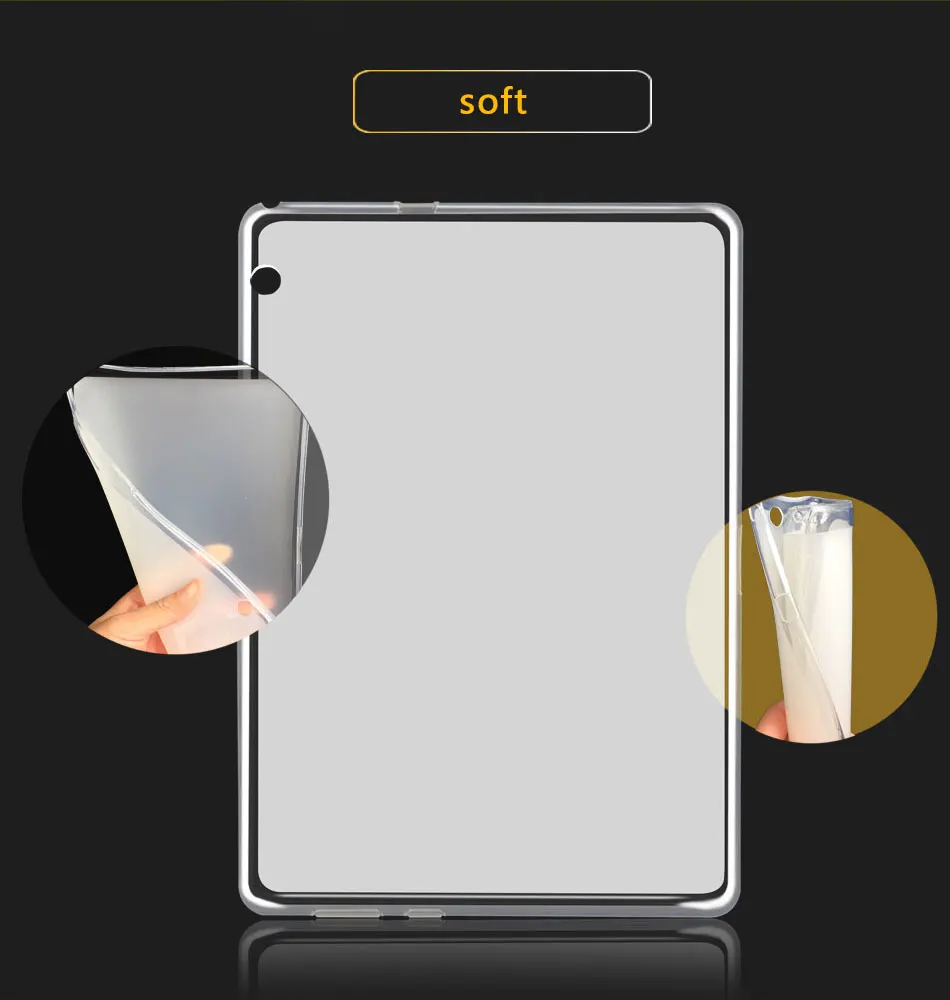 Планшетный чехол для huawei MediaPad T5 10/T3 10 8/T3 7 3g Wi-Fi/Медиа Pad T1 7,0 8,0 10/T2 7,0 8 10,0 Pro Чехол Мягкий силиконовый чехол из ТПУ чехол