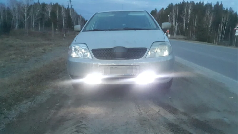 Светодиодные Автомобильные дневные ходовые огни для мотоциклов 2 шт.