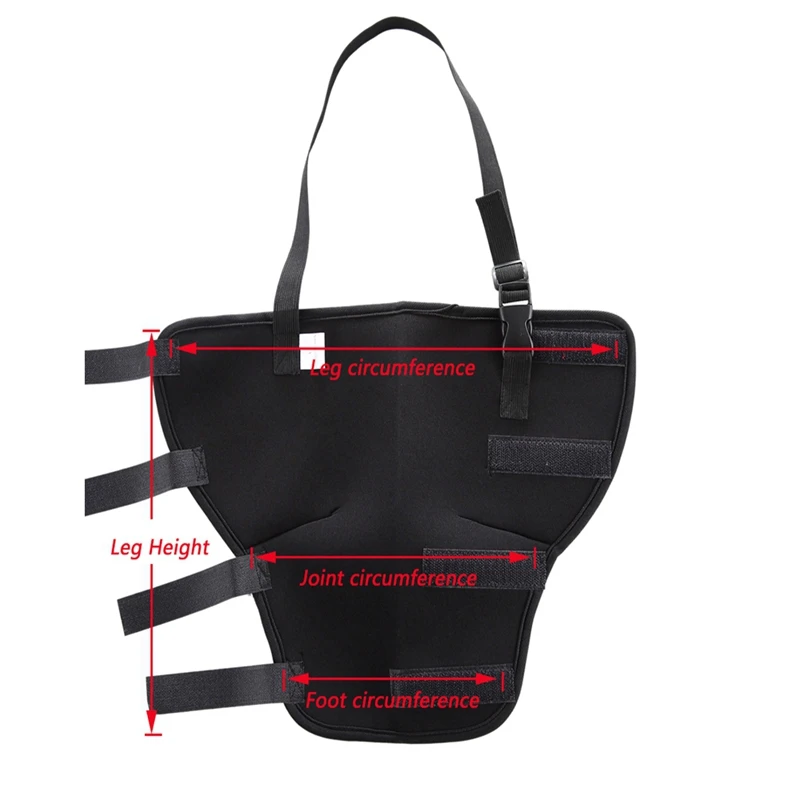 Бандаж на правую и заднюю ногу собаки бандаж с защитными отражающими ремнями