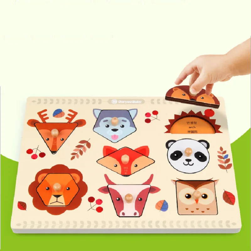 Пазл из Кореи деревянные игрушки пазлы для детей обучающая игра Монтессори