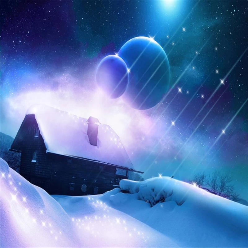 

Beibehang 3d custom wallpaper dream sky, universe photo wallpaper murals sitting room sofa of children room 3d wallpaper