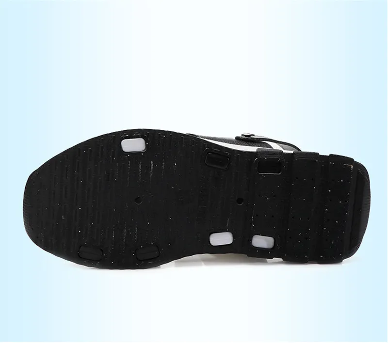 Шлепанцы мужские для сада и пляжа дышащие сандалии без застежки тапки клоги