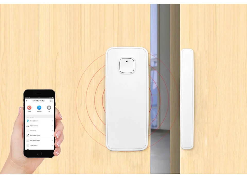 Wifi умный дом датчик двери окна детектор совместим с Alexa Google Домашняя безопасность Amazon приложение оповещения дома