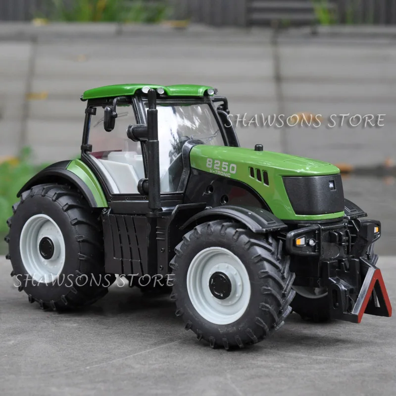 1:30 литой металл JCB V-TRONIC 8250 Трактор модель игрушки грузовик Реплика Звук большой