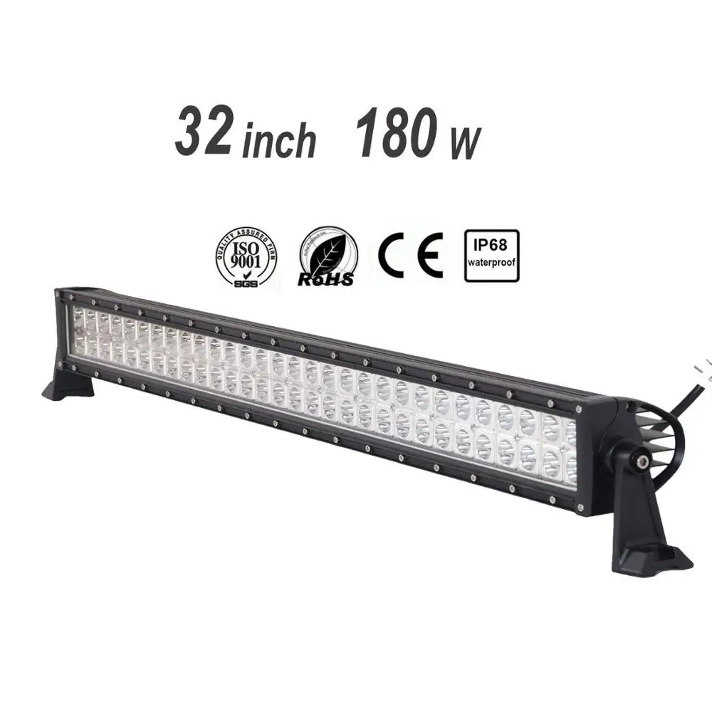 180w 32 дюймов светодиодный свет бар 180 Вт светодиодный Подсветка Combo светодиодный дальнего света внедорожные огни Лодка освещение 2 года гарантии - Цвет: 180w