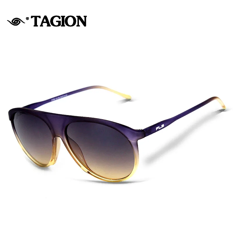 purple3108 Классические мужские солнцезащитные очки TAGION, женские солнцезащитные очки из ацетата, очки унисекс, 2134, очки для вождения, UV400 - Цвет линз: purple3108