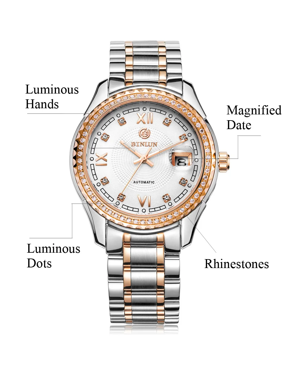 Часы наручные Datejust Мужские механические роскошные брендовые водонепроницаемые