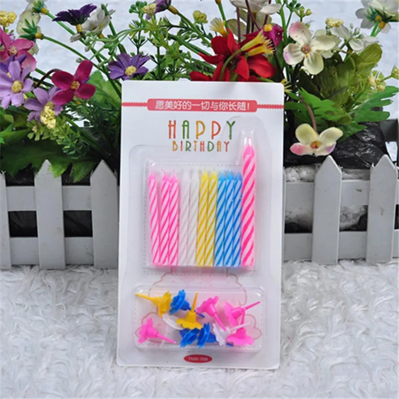10/сумка милый творческий торт ко дню рождения свечи Толстая линия Смешные День