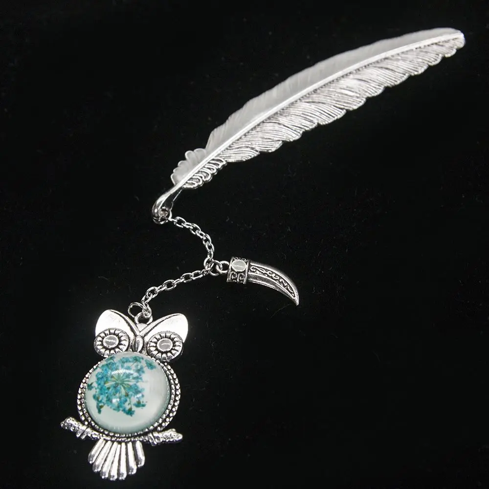 1 шт. винтажная металлическая Закладка в виде совы светящийся держатель для