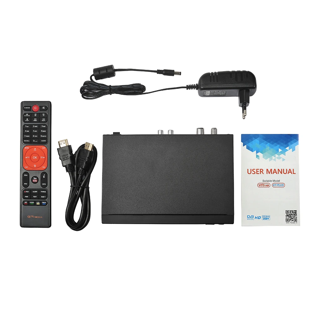 Горячая GTMEIDA V7S Plus комбо DVB S2 и T2 ТВ приемник H.265 поддержка Европа Cline с USB WiFi 3G Youtube