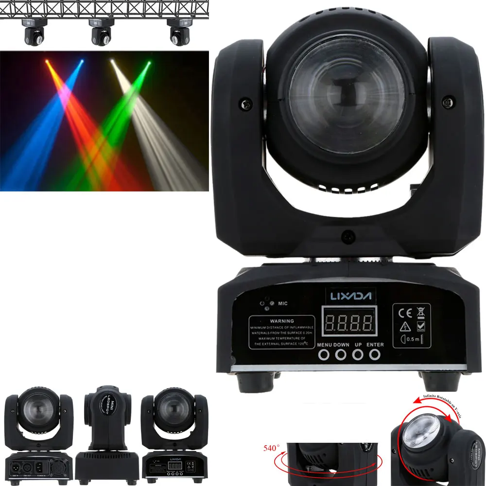 Движущаяся головка 2 светодиодный 35 Вт RGBW 15/21 канал DMX512 двухсторонний луч бесконечный вращающийся светодиодный светильник с узором для сцены Дискотека KTV Вечерние