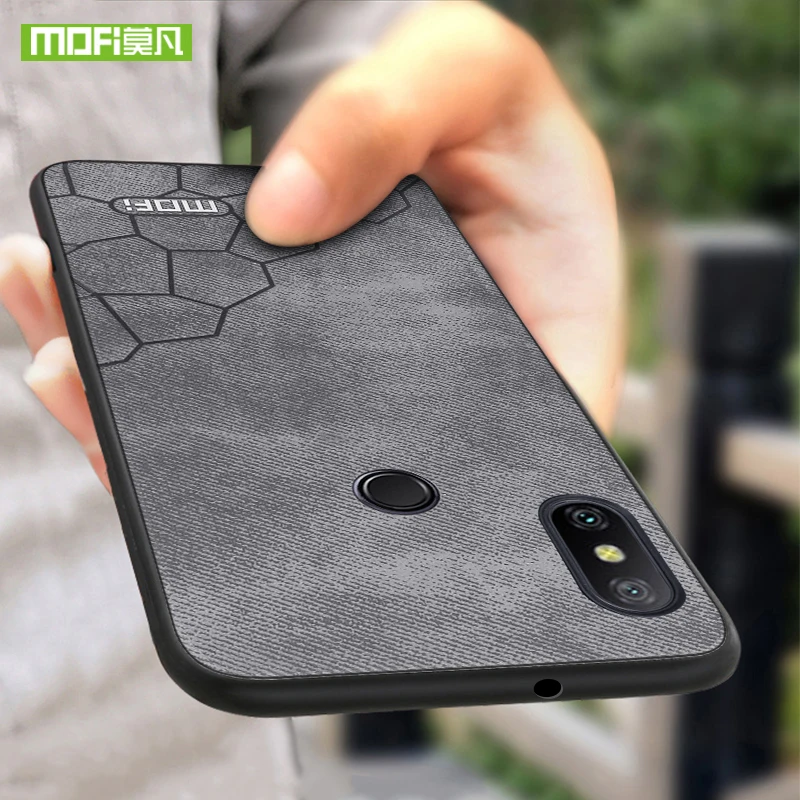 Mofi for xiaomi redmi note 6 pro case leather global cover silicon |