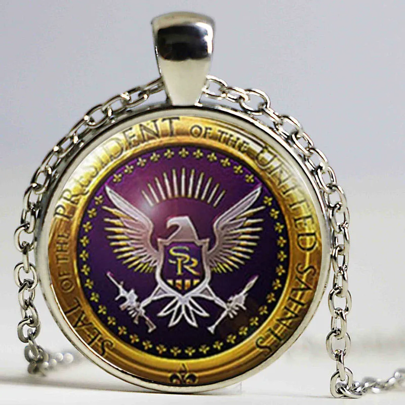 Ожерелье New Saints Row стеклянный кабошон для кулона кабошон|pendant glass|saints rowglass jewelry |