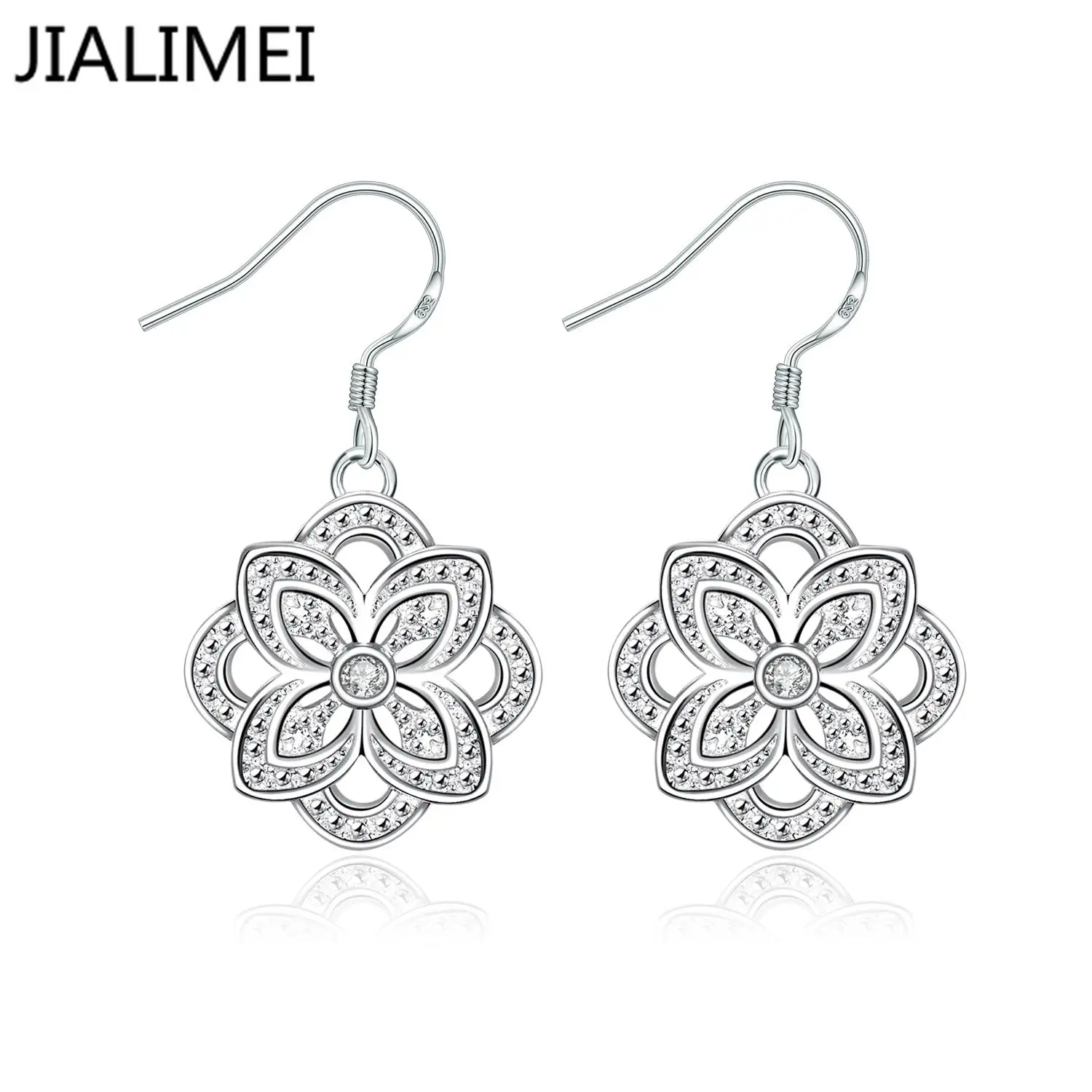 Рождественский подарок! Оптовая продажа 925 серебряные серьги ювелирные изделия