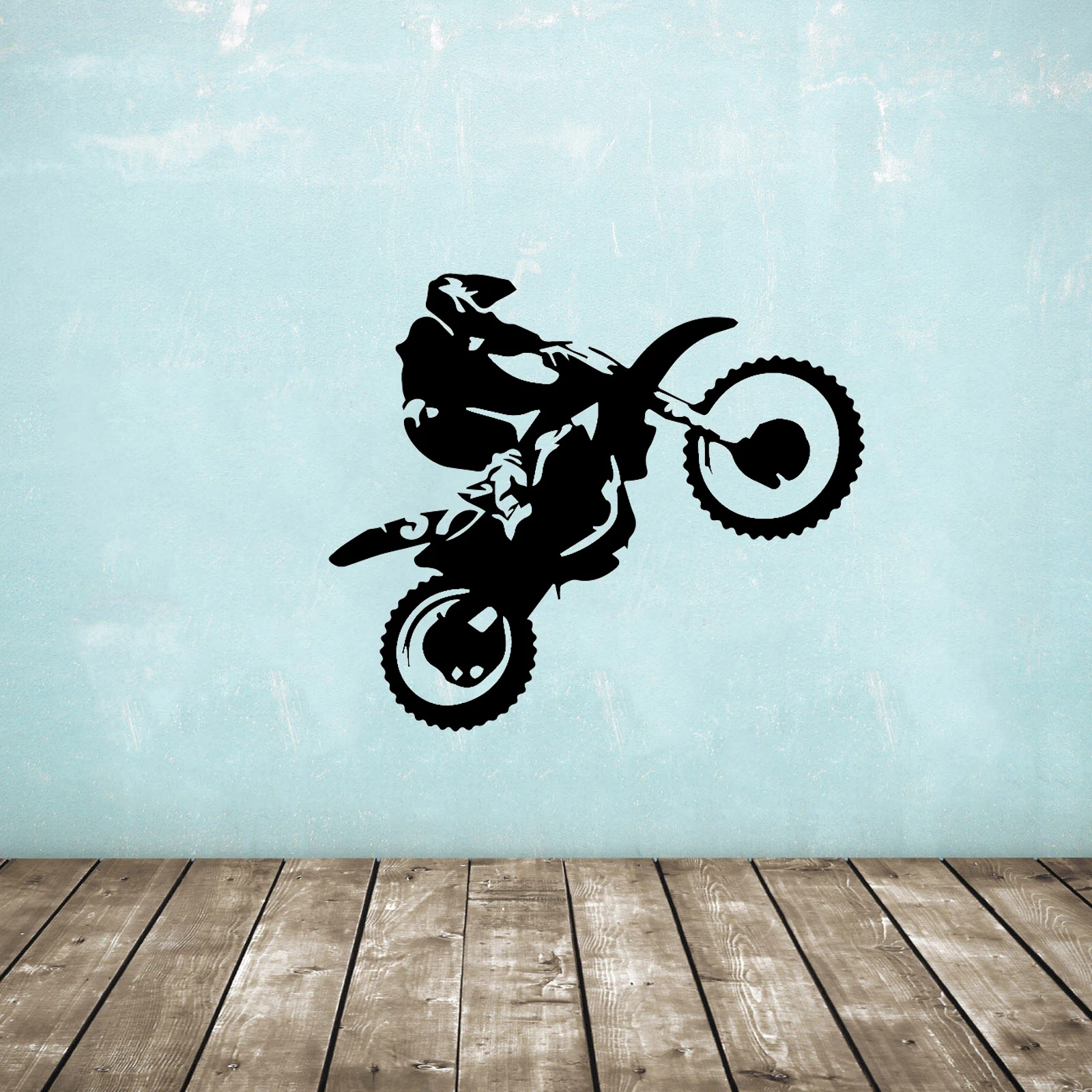 Мотоцикл трюк драйвер стены Стикеры s современная мода украшения дома аксессуары