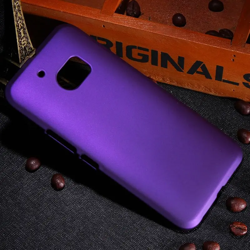 Purple Для htc 10 разноцветный роскошный прорезиненный матовый пластиковый жесткий чехол для htc One M10 10 5,2 дюймов чехол для сотового телефона s - Цвет: Purple