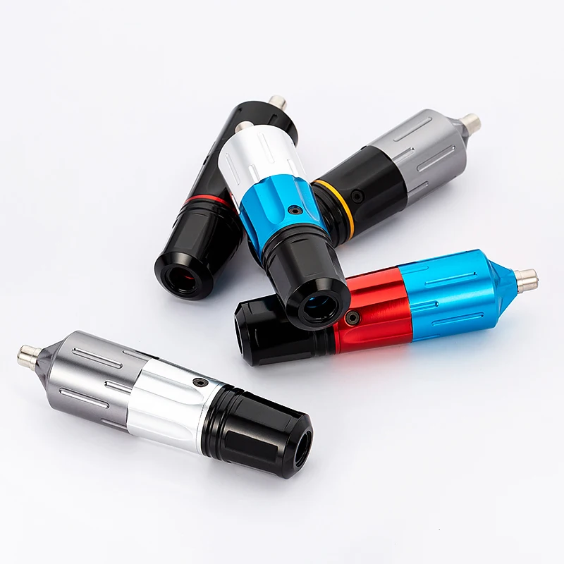 Мощная тату ручка ротационная машинка черная Точная с RCA мотором боди