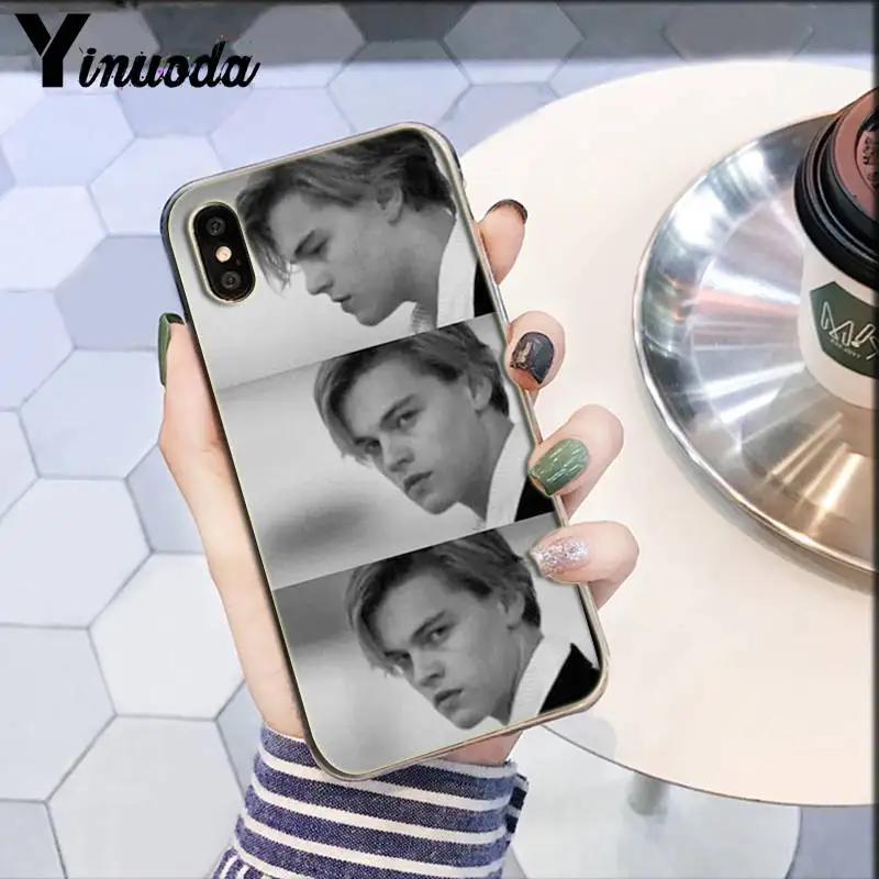 Yinuoda Leonardo Di Caprio young leo чехол для телефона с узором для iPhone 6S 6plus 7plus 8 8Plus X Xs MAX 5 5S XR 11 11pro 11promax