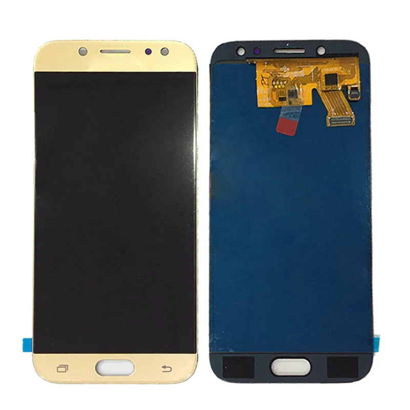 Золотой Регулируемая яркость 5," ЖК-для Samsung Galaxy J5 j530 J530F SM-J530F ЖК-экран с кодирующий преобразователь сенсорного экрана в сборе - Цвет: Золотой