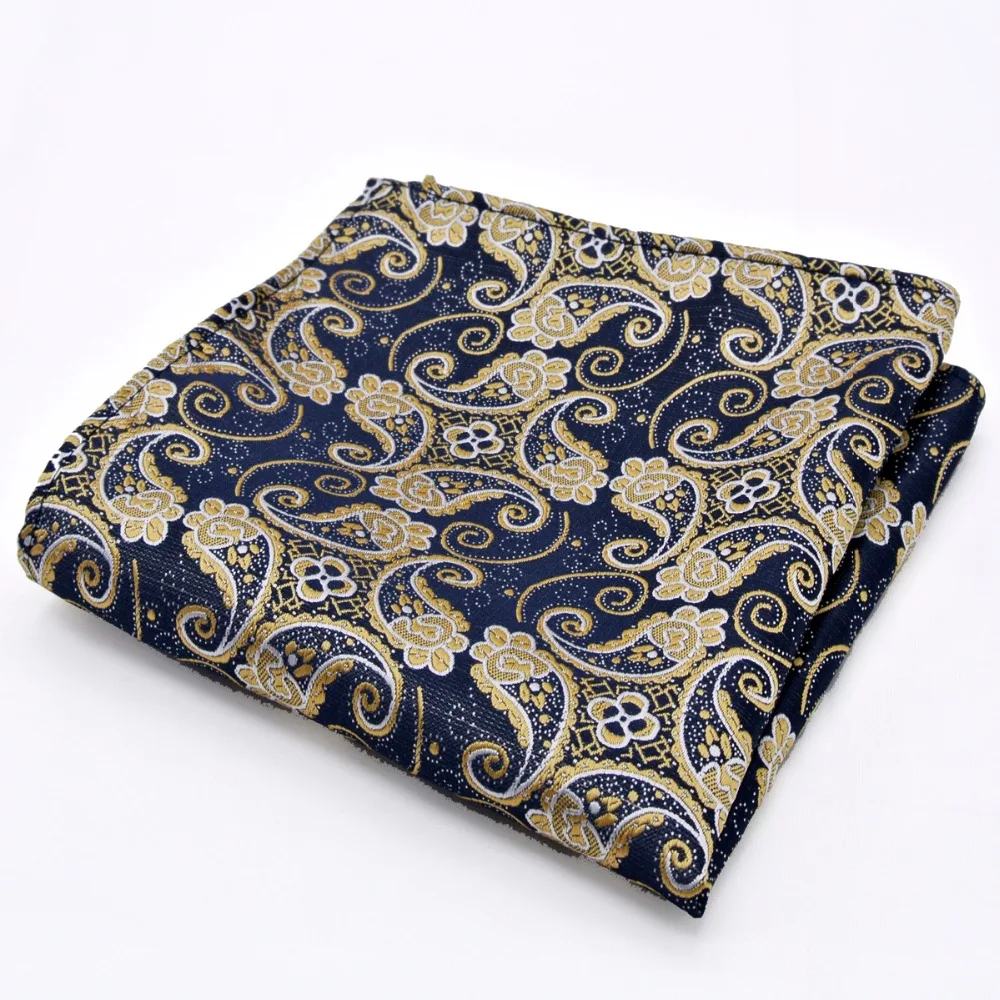 Цветочный узор Пейсли темно синий желтый хаки Золотой смокинг предварительно