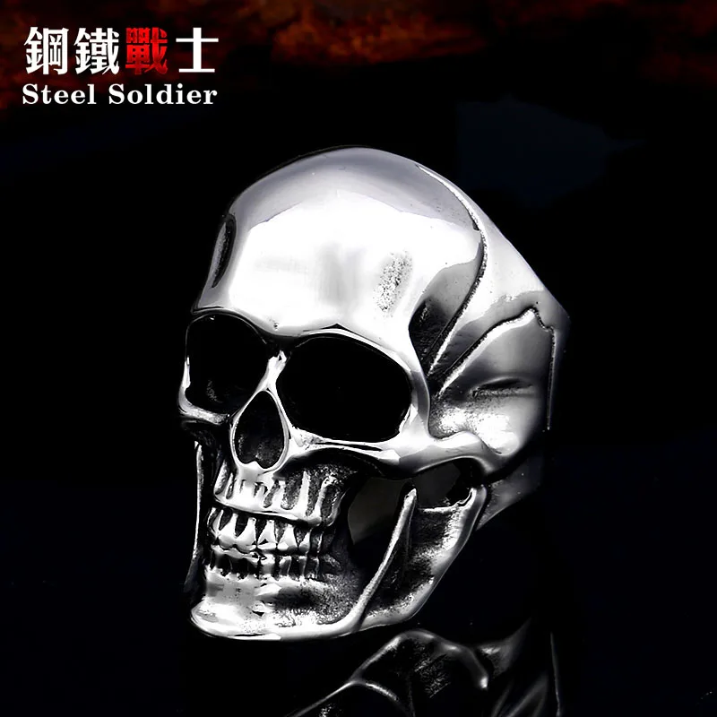 Кольцо мужское из нержавеющей стали 316L в стиле панк байкера|Кольца| |