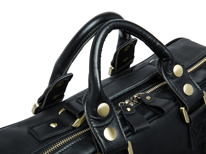 Мужской винтажный кожаный портфель crazy horse, 16 дюймов, натуральная кожа, деловая сумка из коровьей кожи, сумка-мессенджер для ноутбука, большая рабочая сумка-тоут