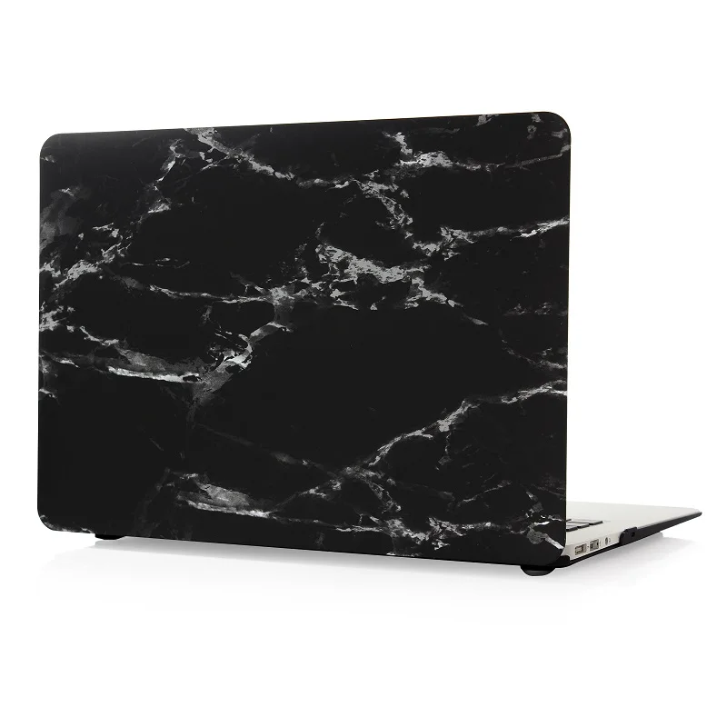 Marble Black white Тонкий жесткий ПВХ чехол для Macbook Pro 13 15 A1278 A1286 Мрамор Радуга матовый чехол для ноутбука Macbook Pro 13 15 компакт-дисков Встроенная память ноутбука кожного покрова - Цвет: Marble Black white