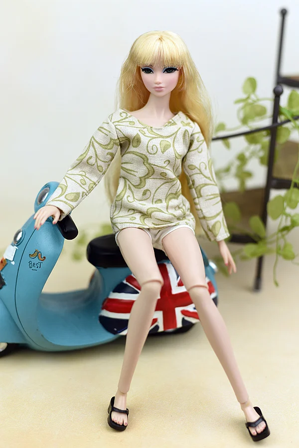 Одежда для кукол, штаны, топ для кукол BB 1:6 BBI970