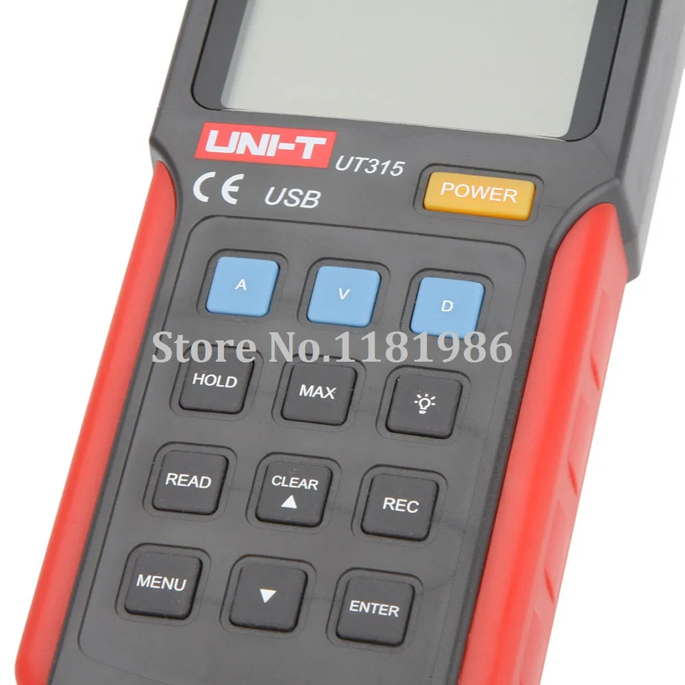 UNI-T UT315 цифровые тестеры вибрации виброграф Виброметр ж/Ускорение Скорость смещения тест и USB интерфейс