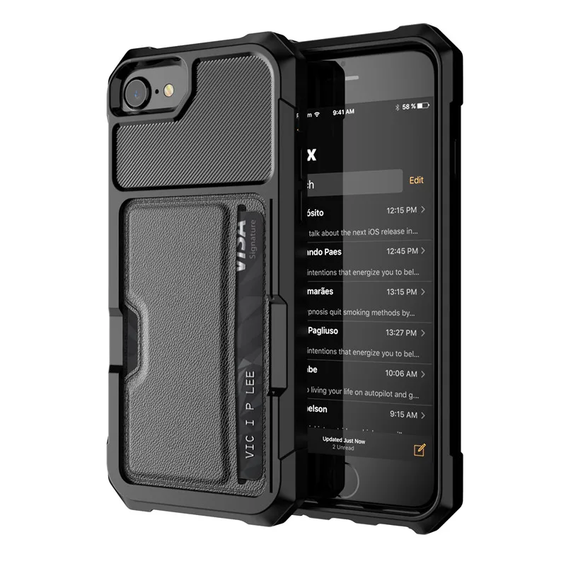 T1 Автомобильный Магнитный чехол для iPhone 11 X XS XR XS Max 6 6S 7 8 Plus, кожаный флип-держатель для карт, чехол с пряжкой для iPhone 11 Pro Max - Цвет: T1