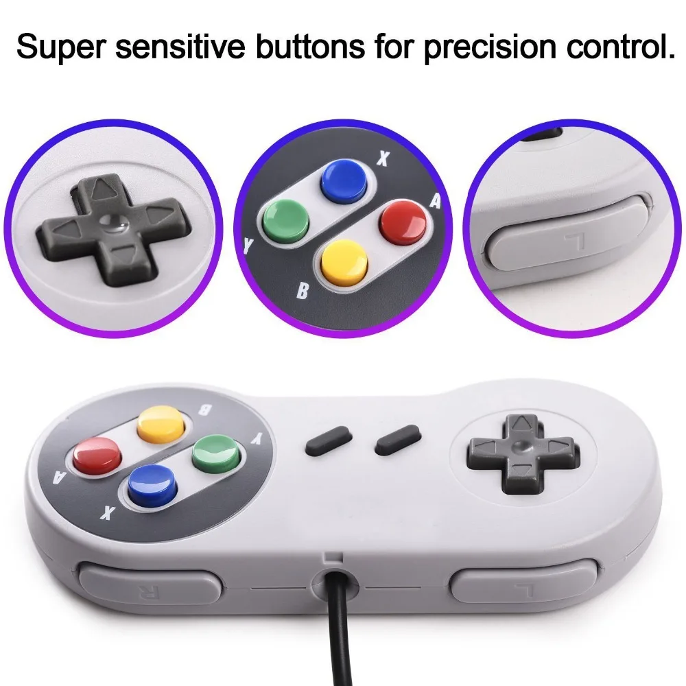Беспроводные геймпады USB NES/SNES Super 2 4 GHZ Joypad игровой контроллер для nintendo Classic пульт