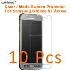 10 шт. для Samsung Galaxy S7 Active G891A HD ПрозрачнаяАнтибликовая матовая защитная пленка для экрана Защитная пленка (не закаленное стекло)