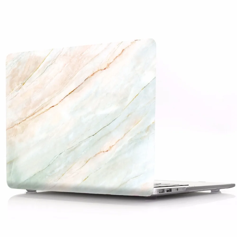 Защитный жесткий чехол с мраморным узором для 11 12 13 15 дюймов Apple Macbook Air Pro Retina Display