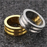 r07 titanium women men width 10mm rings 316l stainless steel ip plating no fade good quality cheap jewelry